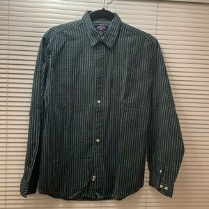 US Polo association dress shirt boys L blue green